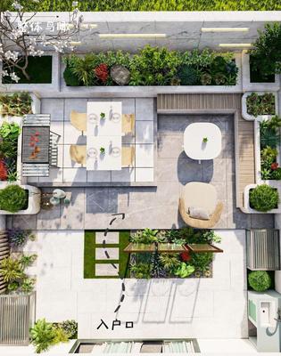 50㎡左右庭院花園如何設計?雖然面積很小,也要做到小而精致